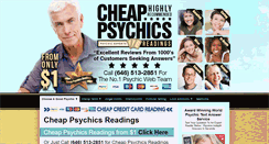 Desktop Screenshot of cheap-psychics-readings.com