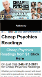 Mobile Screenshot of cheap-psychics-readings.com