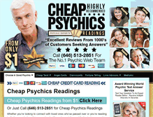 Tablet Screenshot of cheap-psychics-readings.com